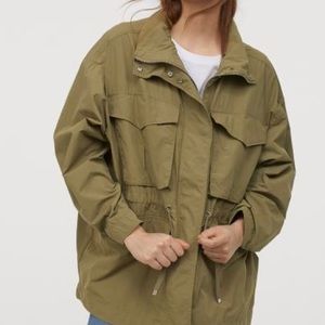 NWOT H&M Light Khaki Green 3X Utility Jacket
